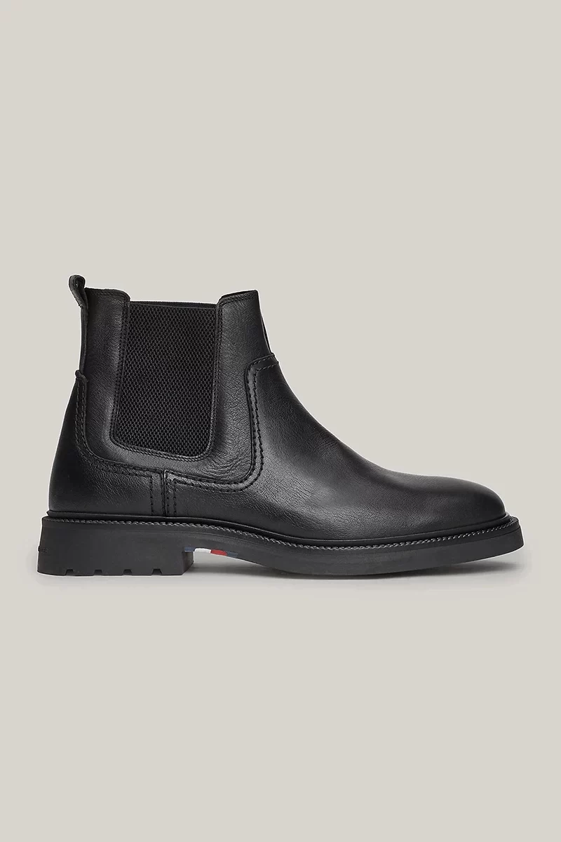 Tommy Hilfiger TH COURT BEST COGNAC Erkek Siyah Bot FM0FM05184BDS