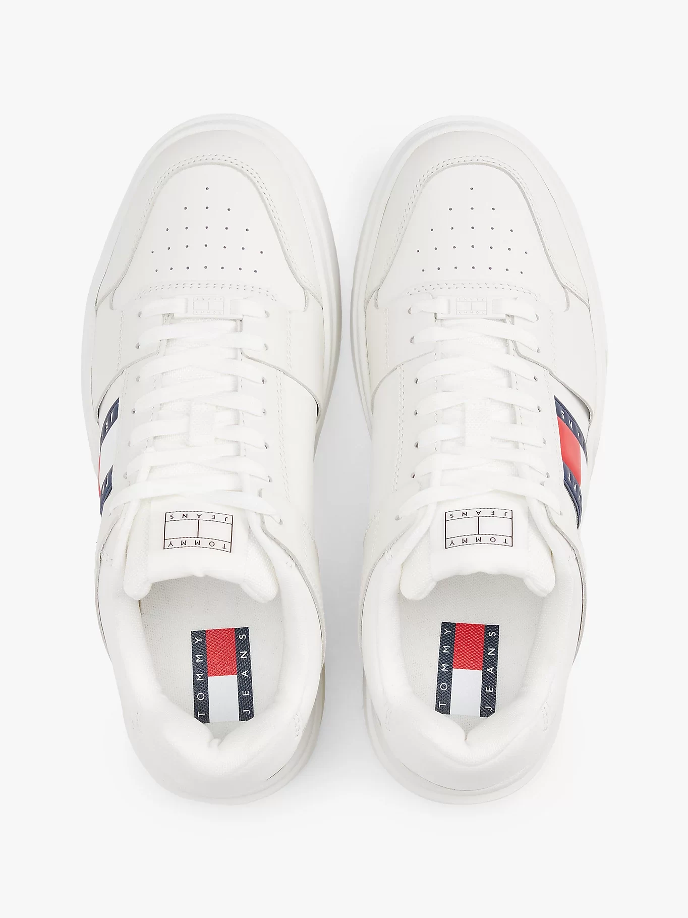 Tommy Hilfiger Erkek Ekru Brooklyn Deri Sneaker