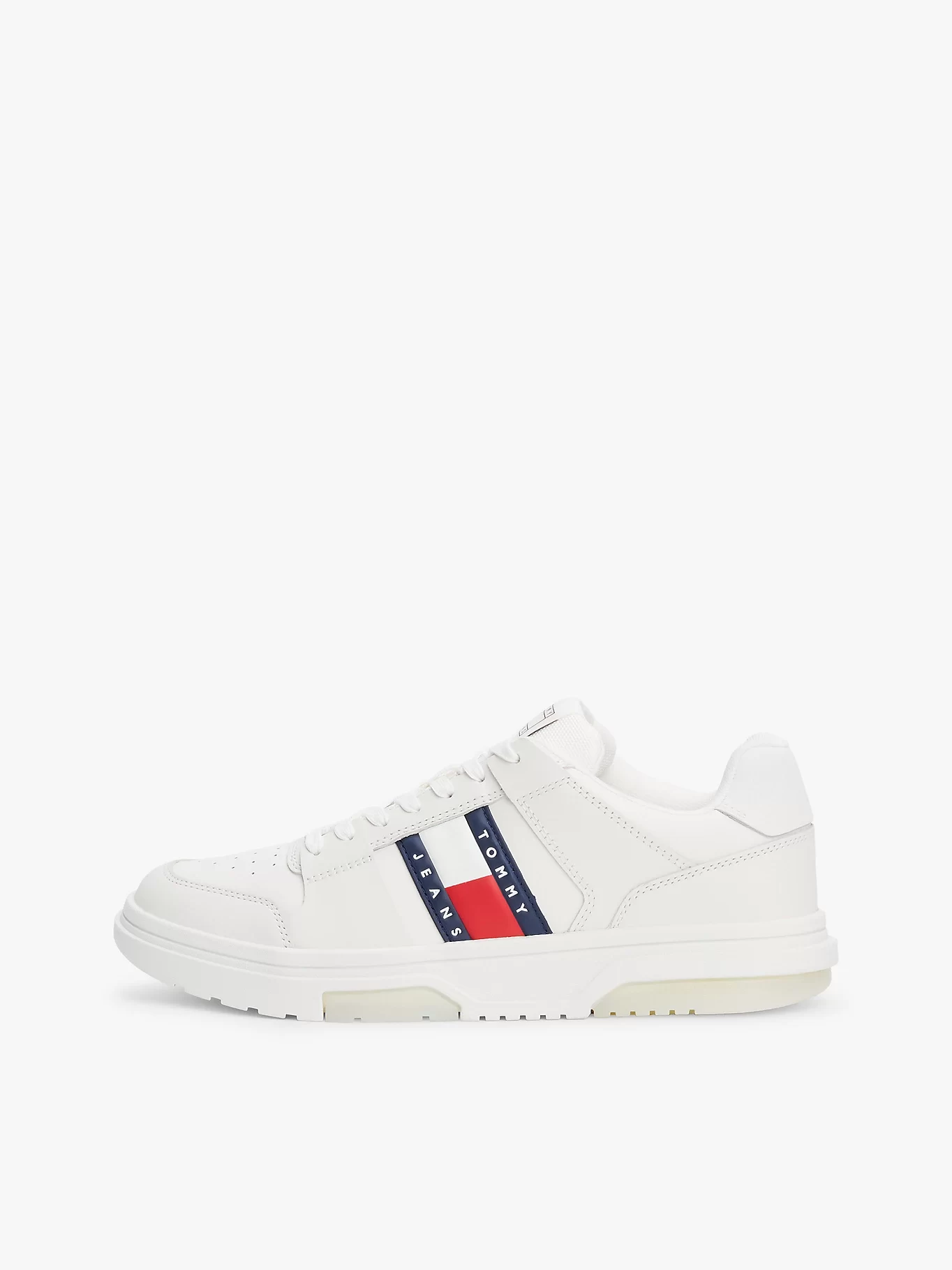 Tommy Hilfiger Erkek Ekru Brooklyn Deri Sneaker