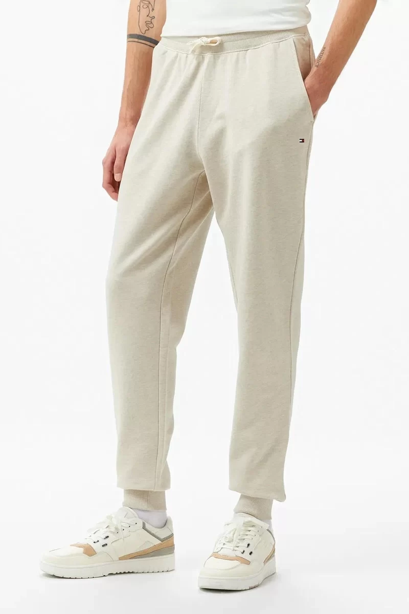 Tommy Hilfiger Erkek Ekru Jogger Eşofman Altı
