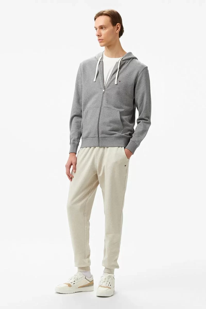 Tommy Hilfiger Erkek Ekru Jogger Eşofman Altı