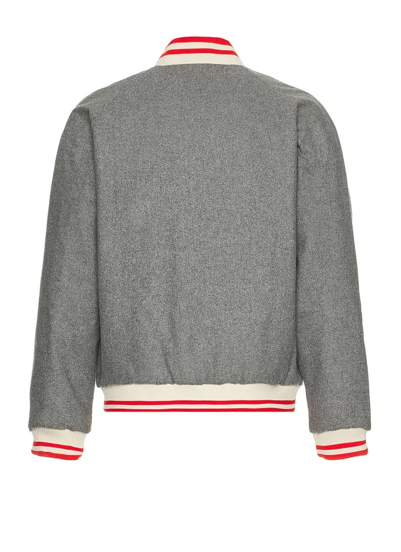 Tommy  Hilfiger  Erkek   Gri Bomber Ceket