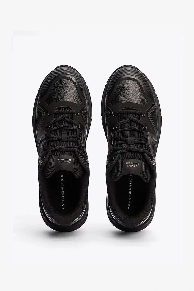 Tommy Hilfiger Erkek Siyah Günlük Sneaker