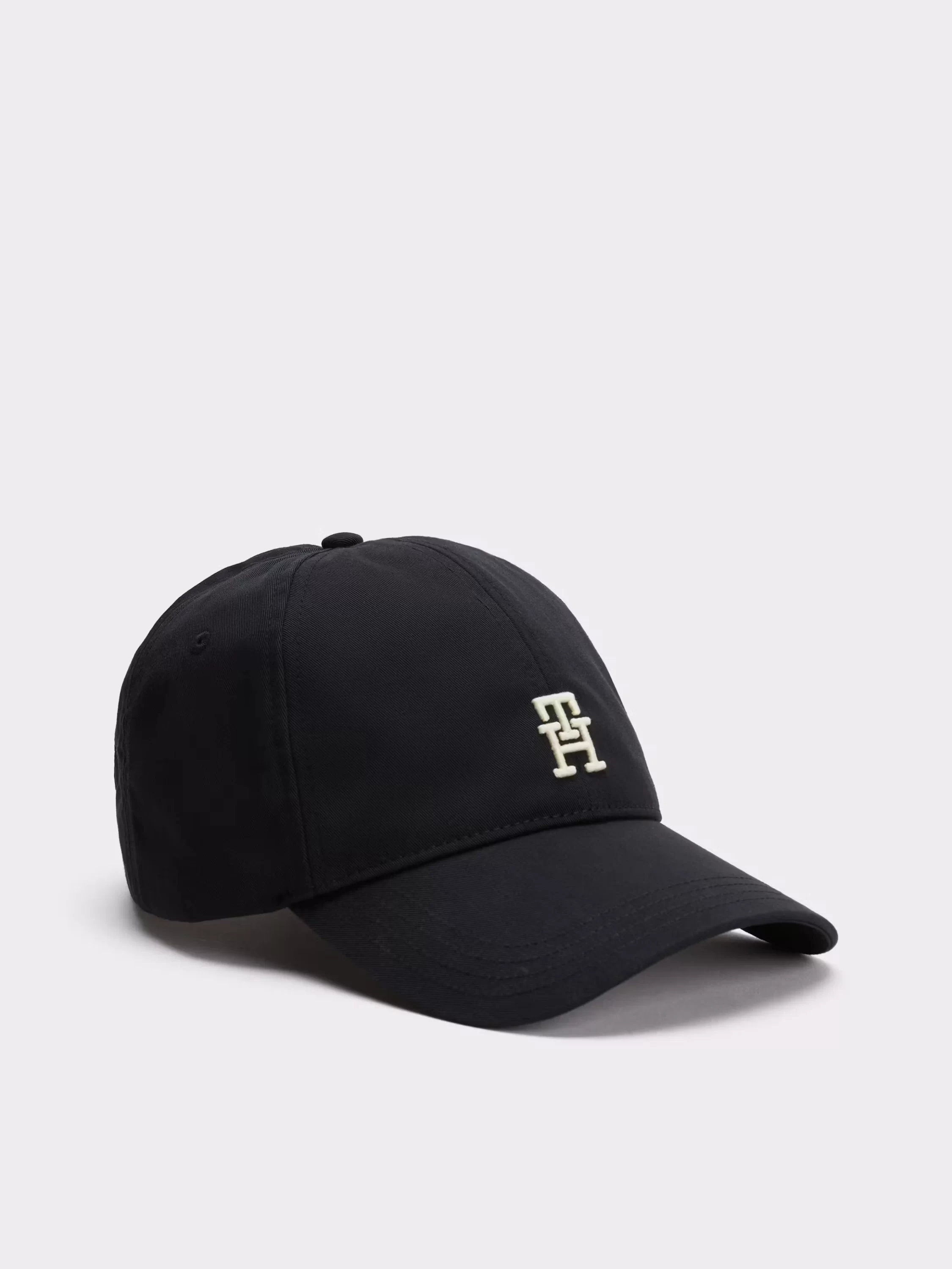 Tommy Hilfiger Erkek Kontrast TH Monogram Şapka
