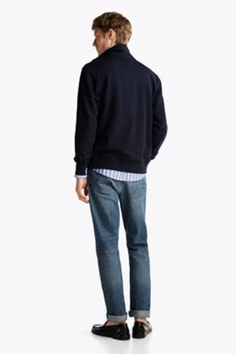 Tommy Hilfiger Erkek Lacivert Dik Yaka Ceket
