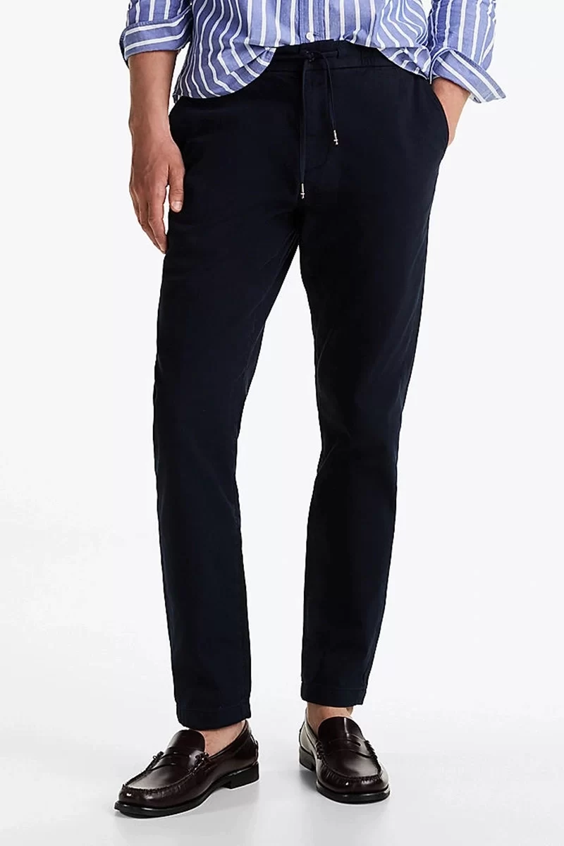 Tommy Hilfiger Erkek Lacivert Chıno Pantolon