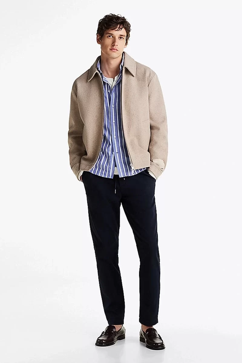 Tommy Hilfiger Erkek Lacivert Chıno Pantolon