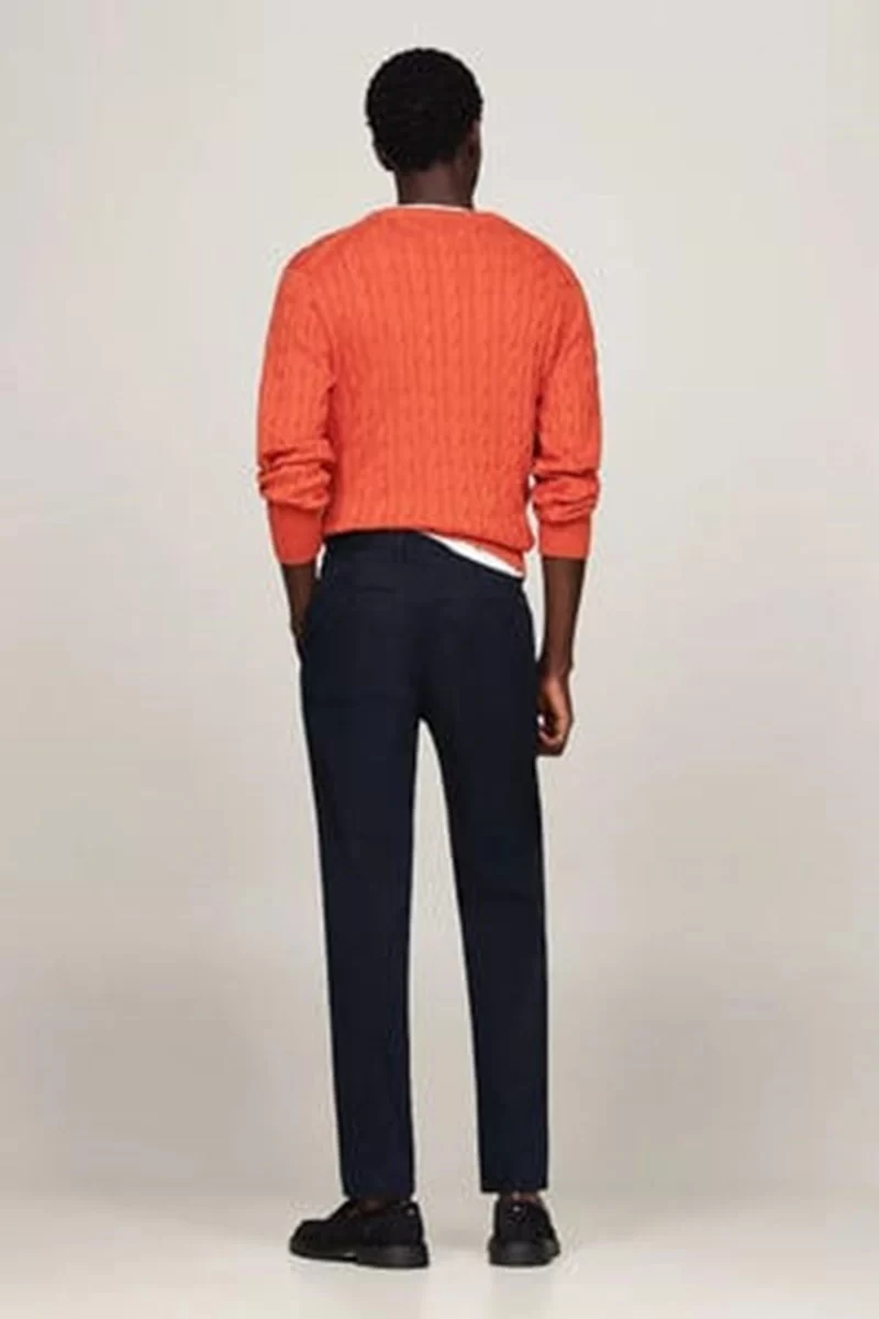 Tommy Hilfiger Erkek Lacivert Rahat Chino Pantolon