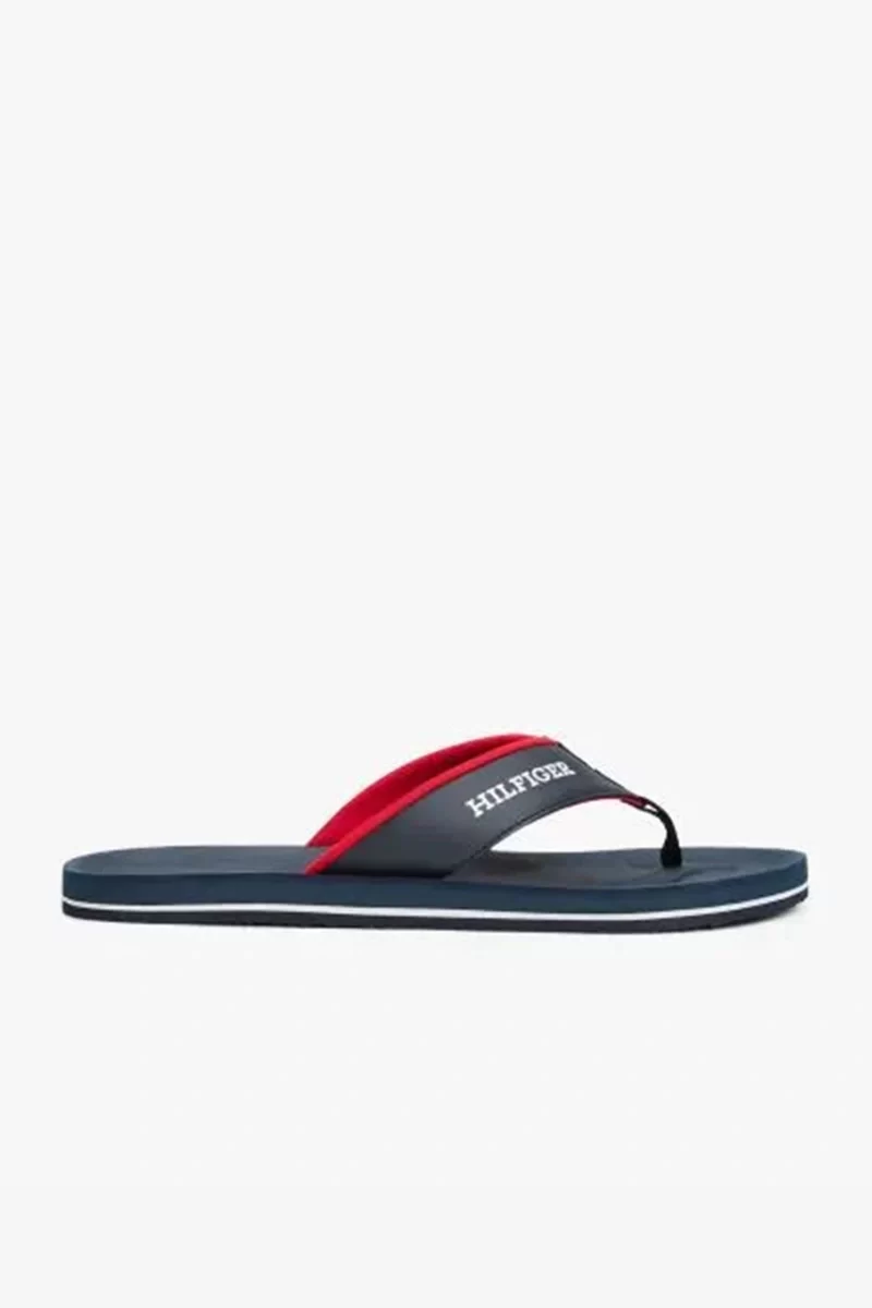 Tommy Hilfiger Erkek Lacivert Comfort Dolgulu Terlik