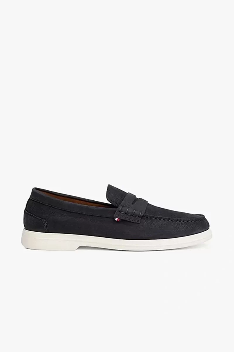 Tommy Hilfiger Erkek  Lacivert Loafer
