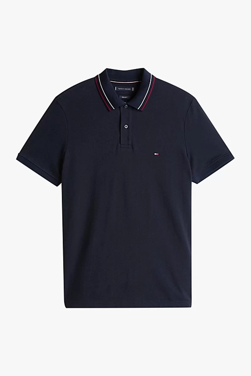Tommy Hilfiger Erkek  Lacivert  Polo Yaka T-Shirt