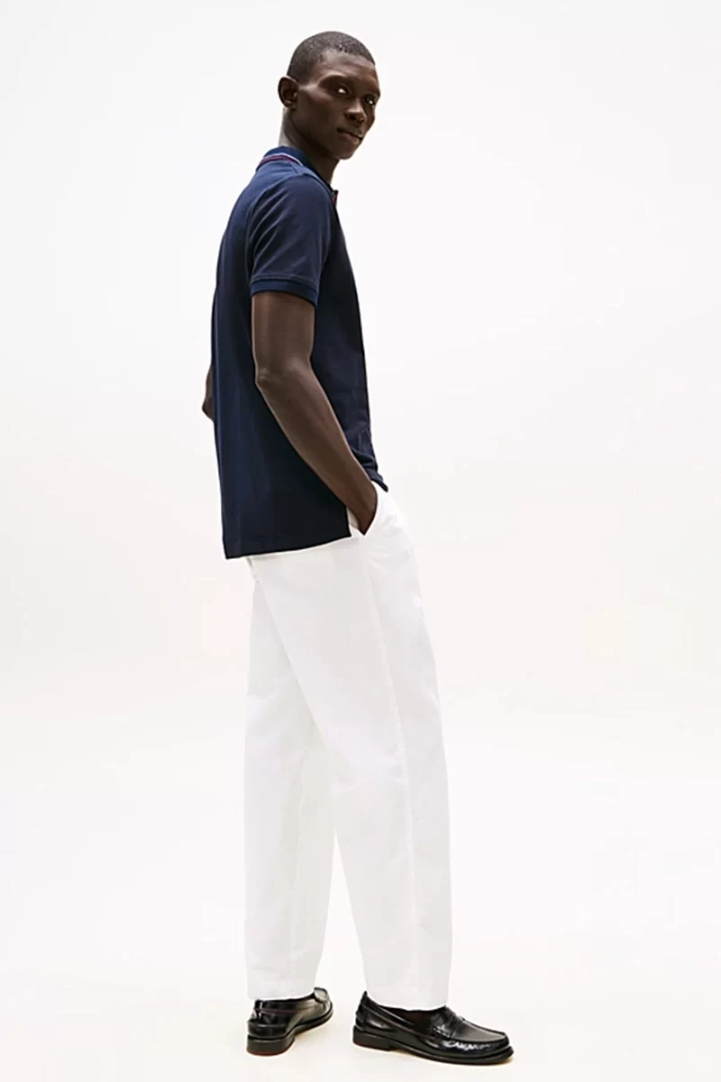 Tommy Hilfiger Erkek  Lacivert  Polo Yaka T-Shirt
