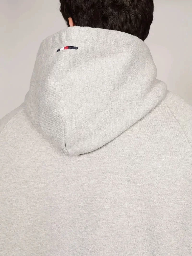 Tommy Hilfiger Erkek Pamuk Gri Sweatshirt