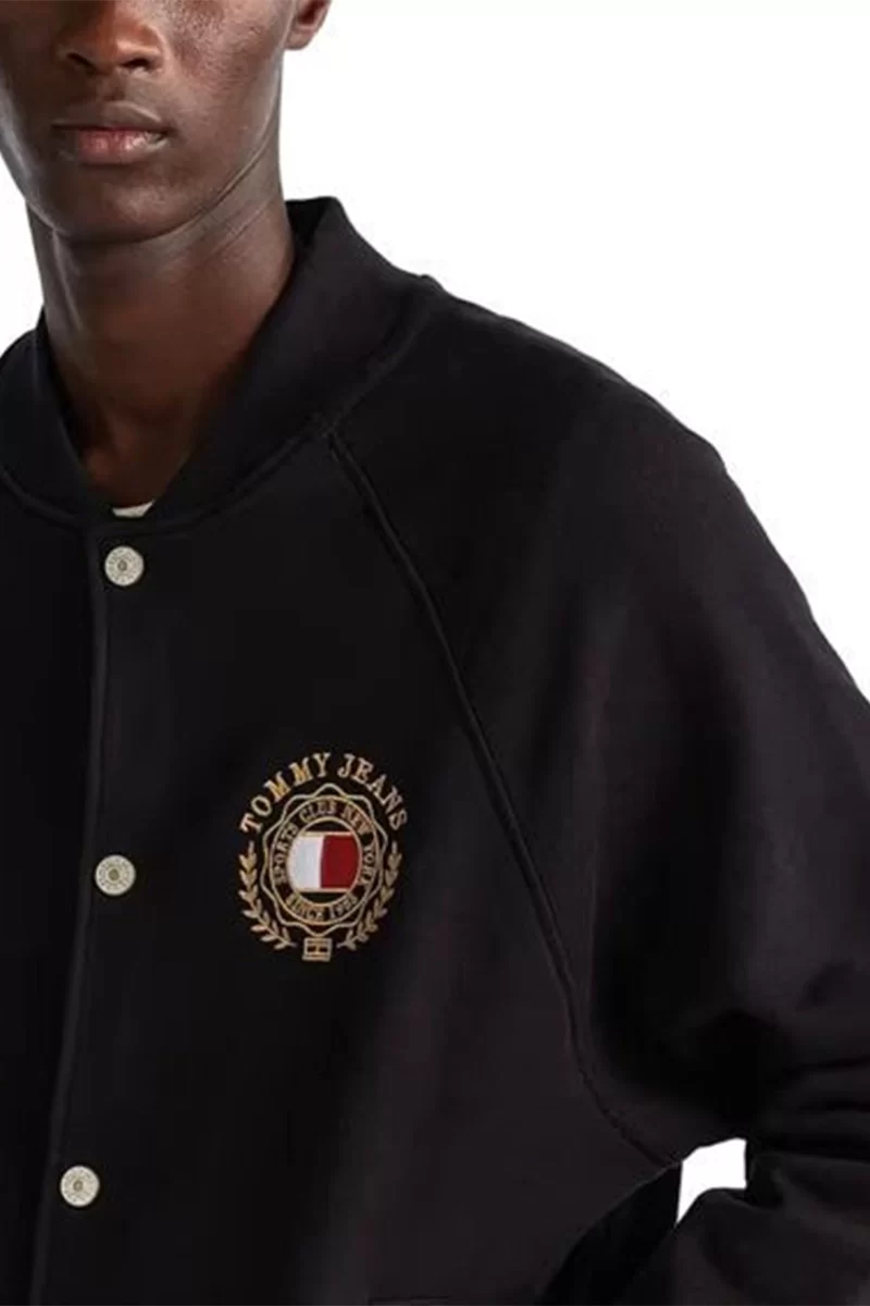 Tommy Hilfiger Erkek Siyah Kolej Ceket