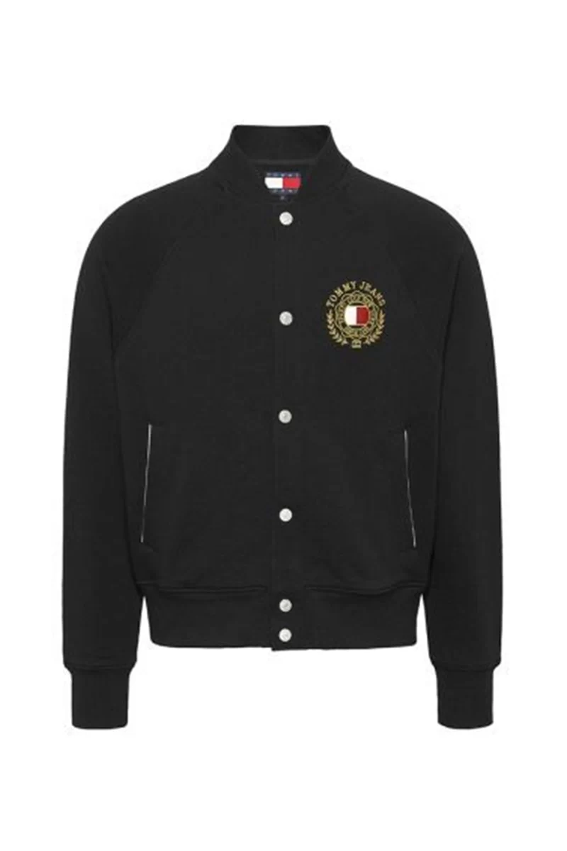 Tommy Hilfiger Erkek Siyah Kolej Ceket