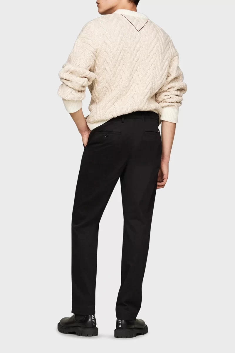Tommy Hilfiger Erkek Siyah Chıno Pantolon