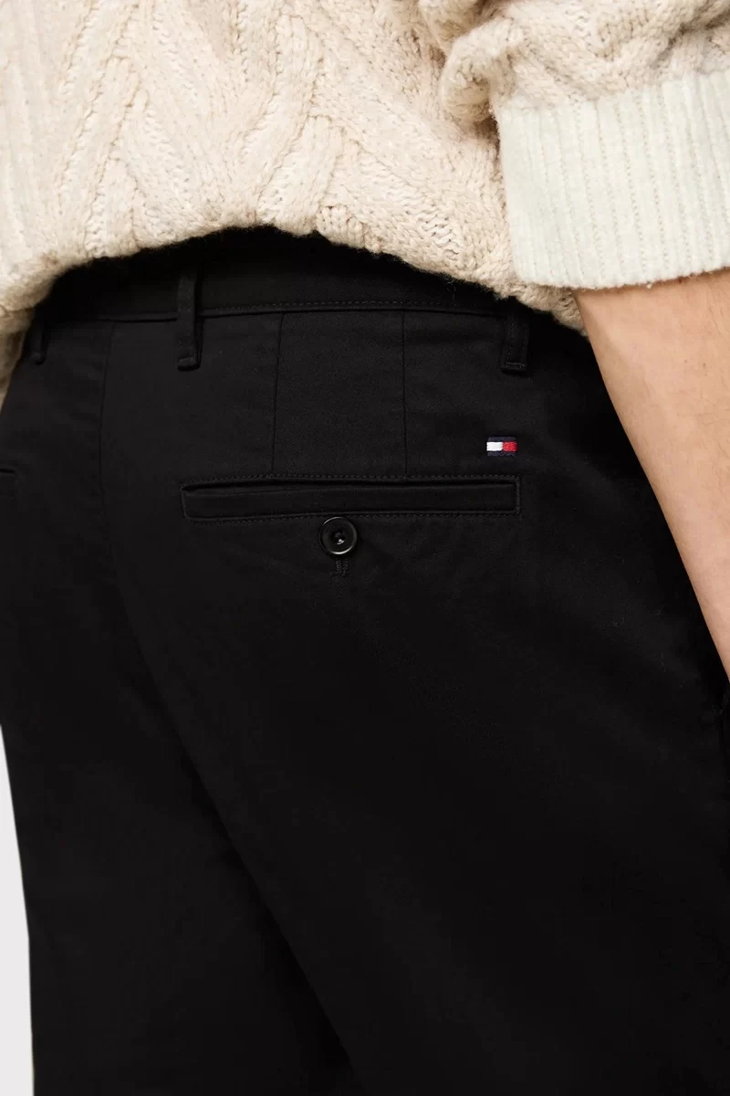 Tommy Hilfiger Erkek Siyah Chıno Pantolon