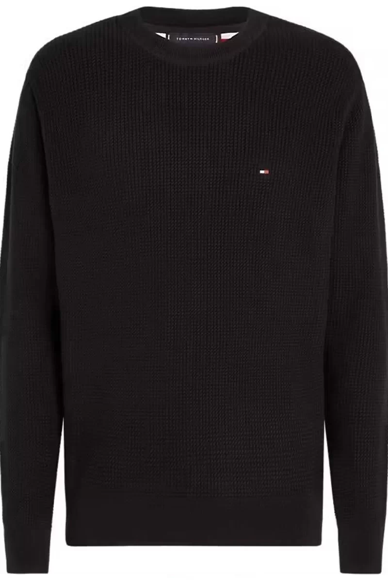 Tommy Hilfiger Erkek Siyah Kazak