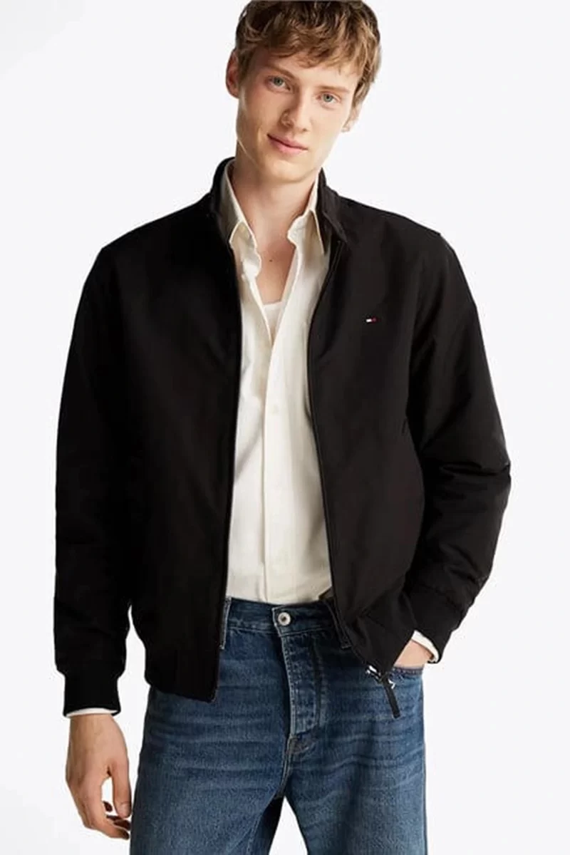 Tommy Hilfiger Erkek Siyah Regular Fit Ceket
