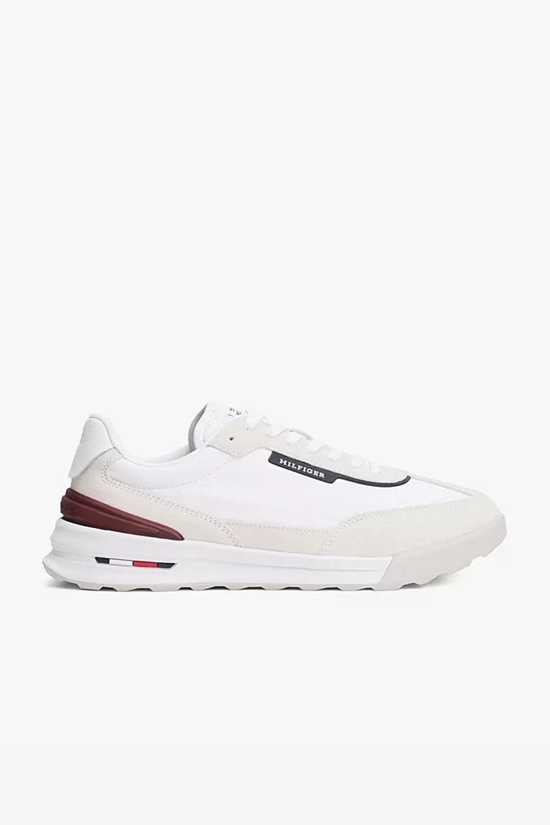 Tommy Hilfiger Erkek Siyah Retro Runner Sneaker