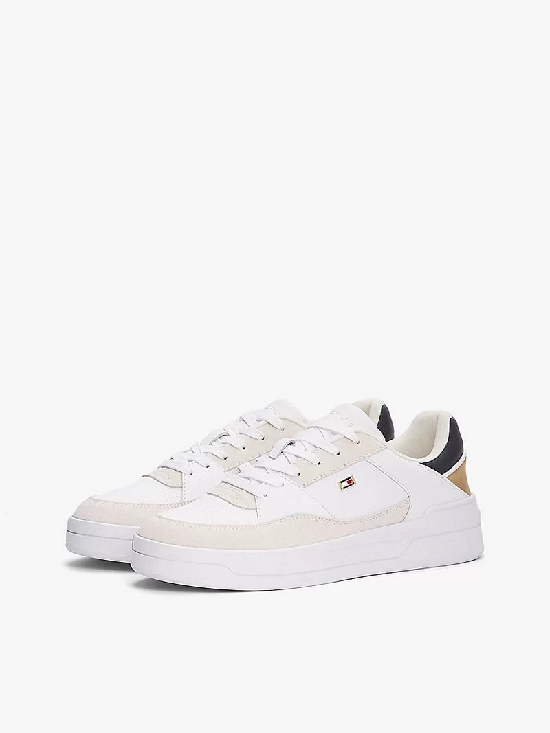 Tommy Hilfiger  Kadın Metalik Logolu  Sneaker