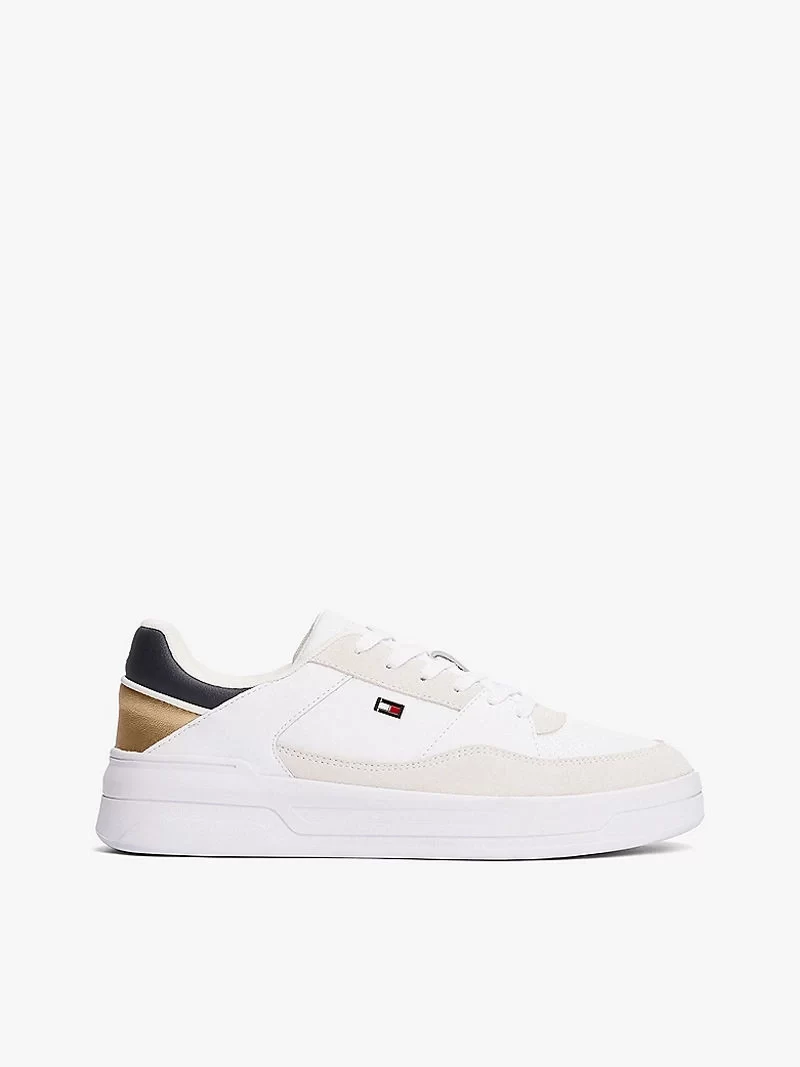 Tommy Hilfiger  Kadın Metalik Logolu  Sneaker