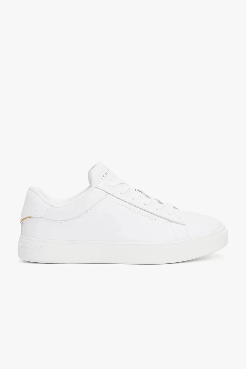 Tommy Hilfiger Kadın Beyaz Essential Court Sneaker