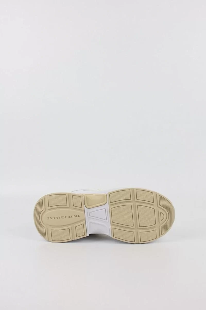 Tommy Hilfiger Kadın Beyaz Monogram Logolu Sneaker