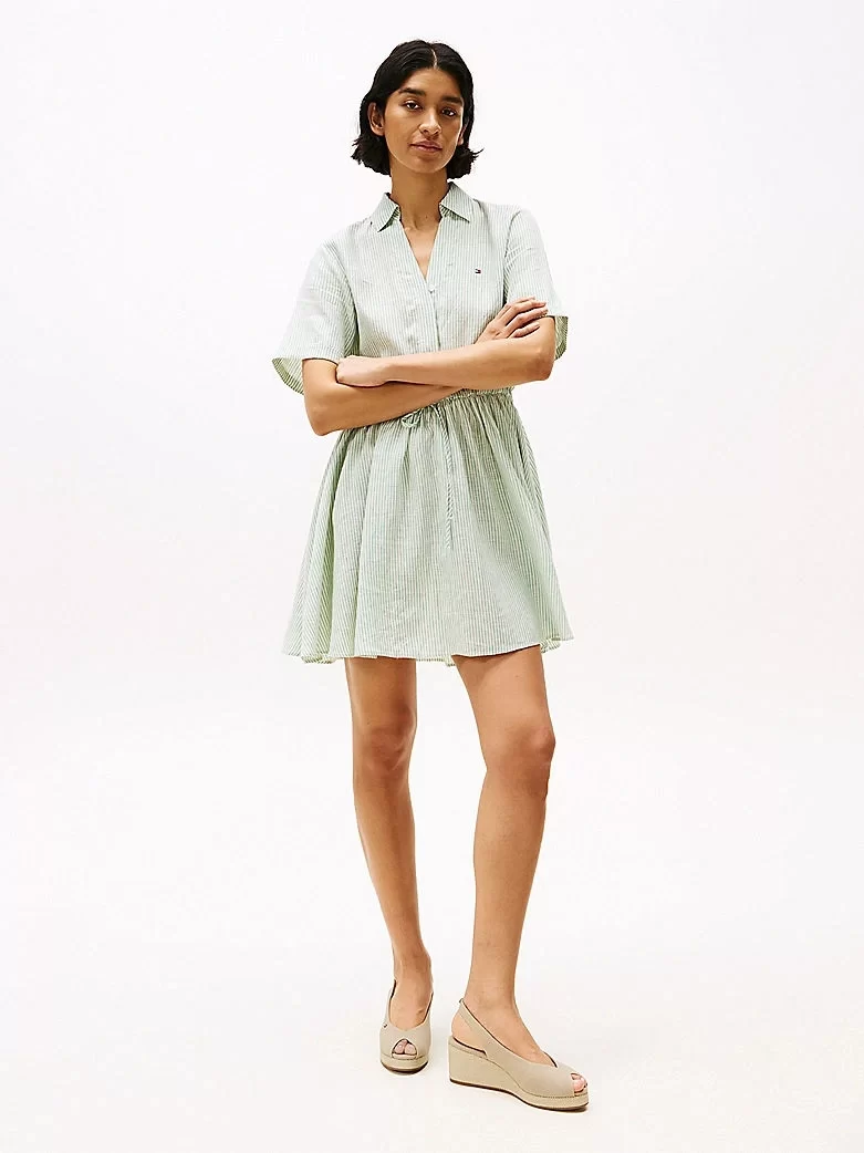 Tommy Hilfiger Kadın Canvas Slingback  Espadril Sandalet