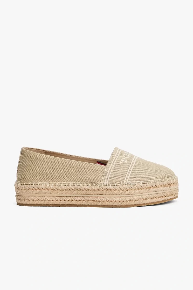 Tommy Hilfiger Kadın Denim Platform Espadril