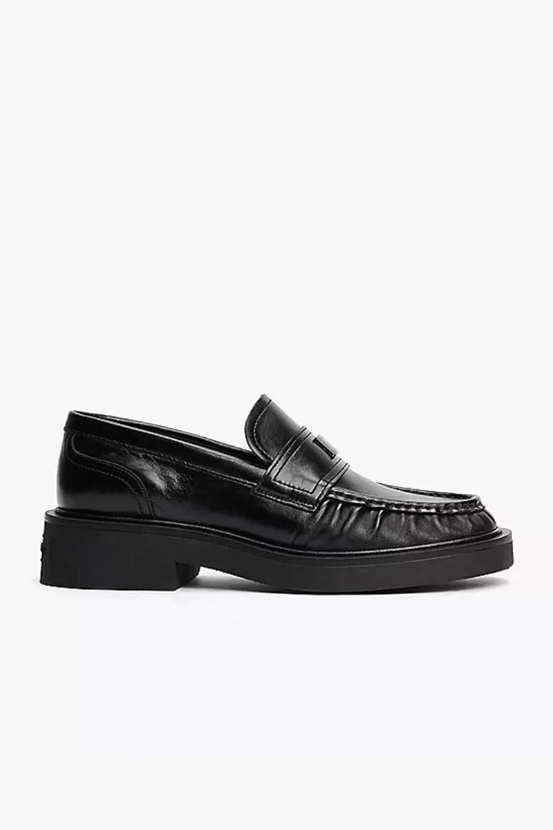 Tommy Hilfiger Kadın Deri Kalın Tabanlı Loafer Ayakkabı