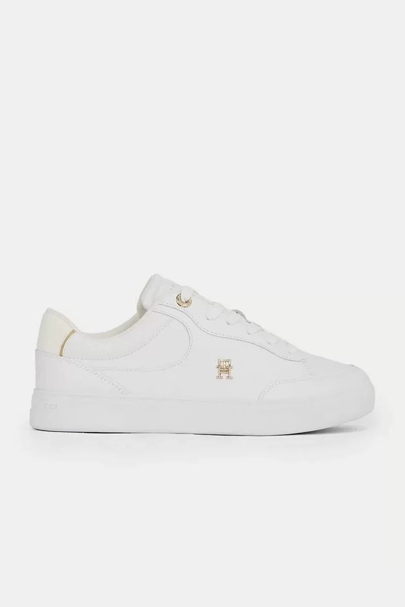 Tommy Hilfiger Kadın Essential Chic Court  Beyaz Sneaker