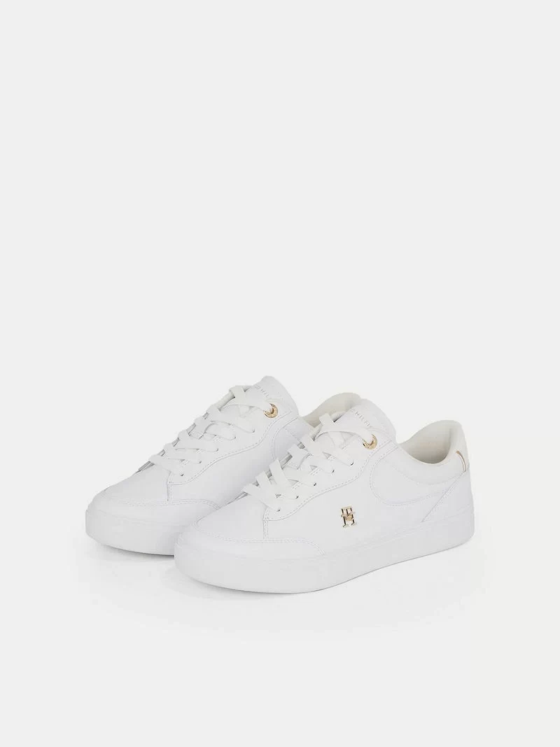 Tommy Hilfiger Kadın Essential Chic Court  Beyaz Sneaker