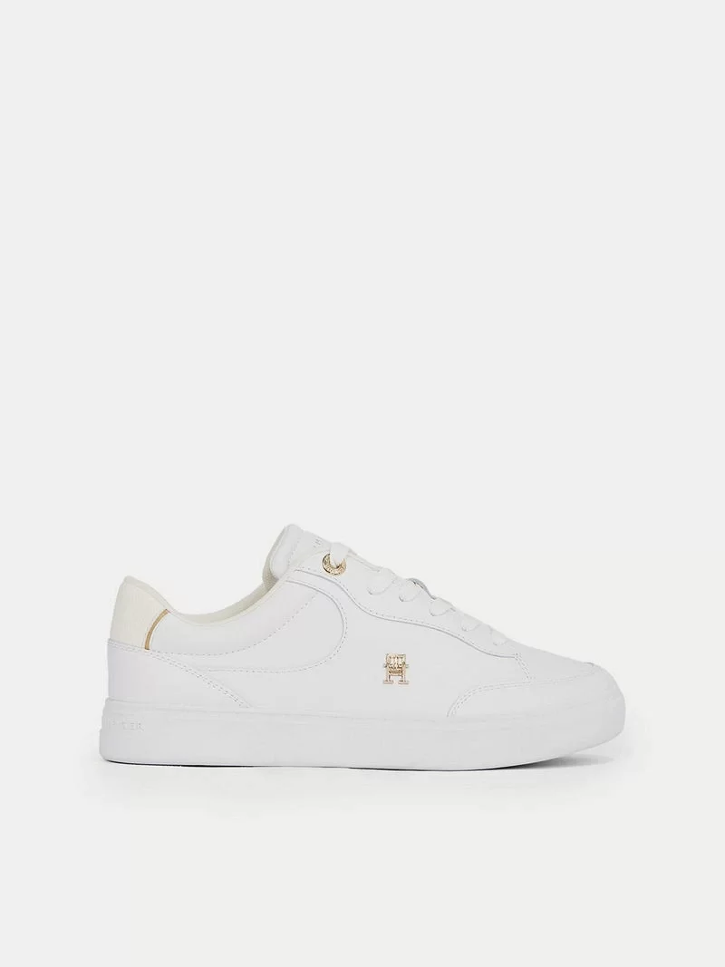 Tommy Hilfiger Kadın Essential Chic Court  Beyaz Sneaker