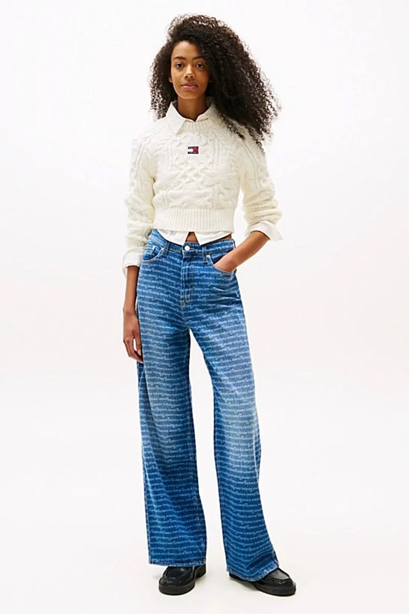 Tommy Hilfiger Kadın  Mavi Claire Jean Pantolon