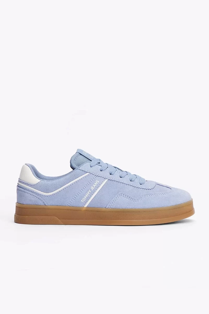 Tommy Hilfiger Kadın Mavi Greenwich Süet Sneaker