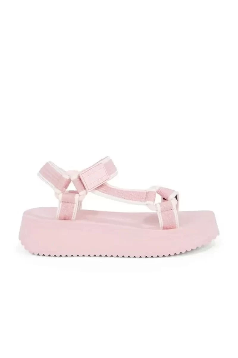 Tommy Hilfiger Kadın   Pembe Snadalet