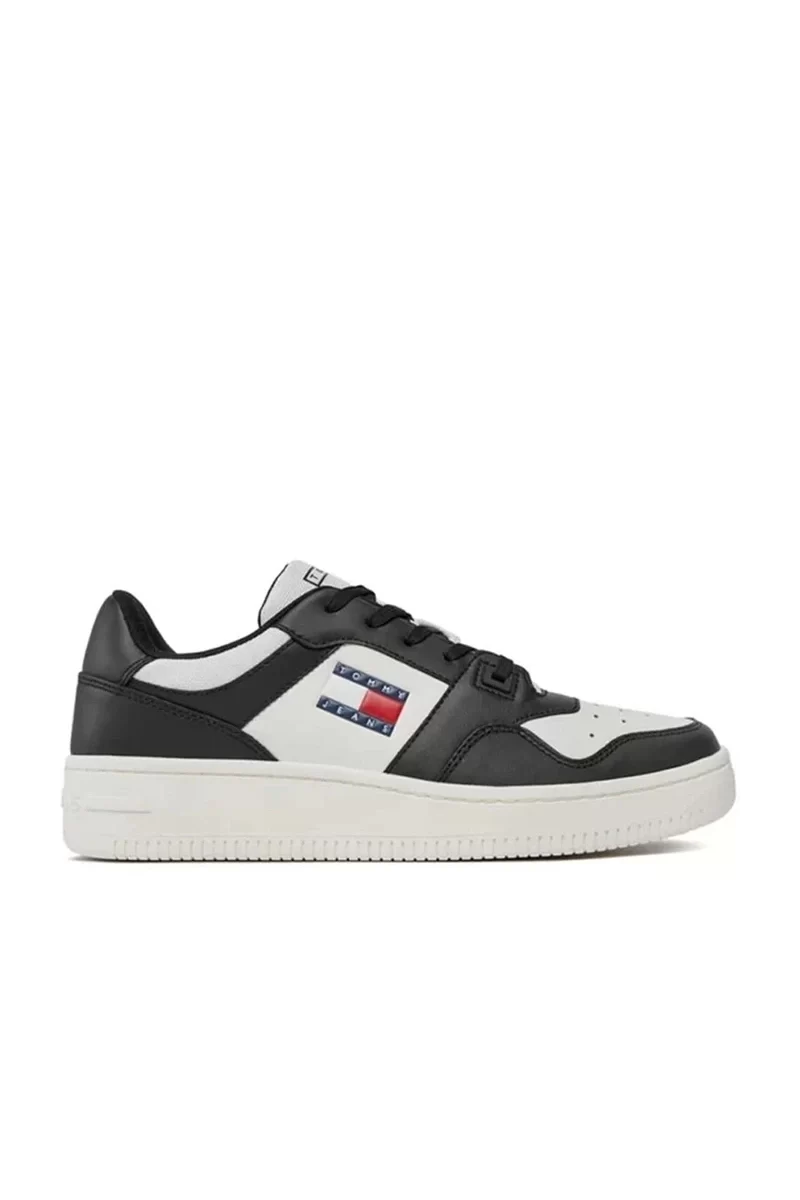 Tommy Hilfiger TJW FOXING FLATFORM SNEAKER Kadın Siyah Sneaker EN0EN025050GS