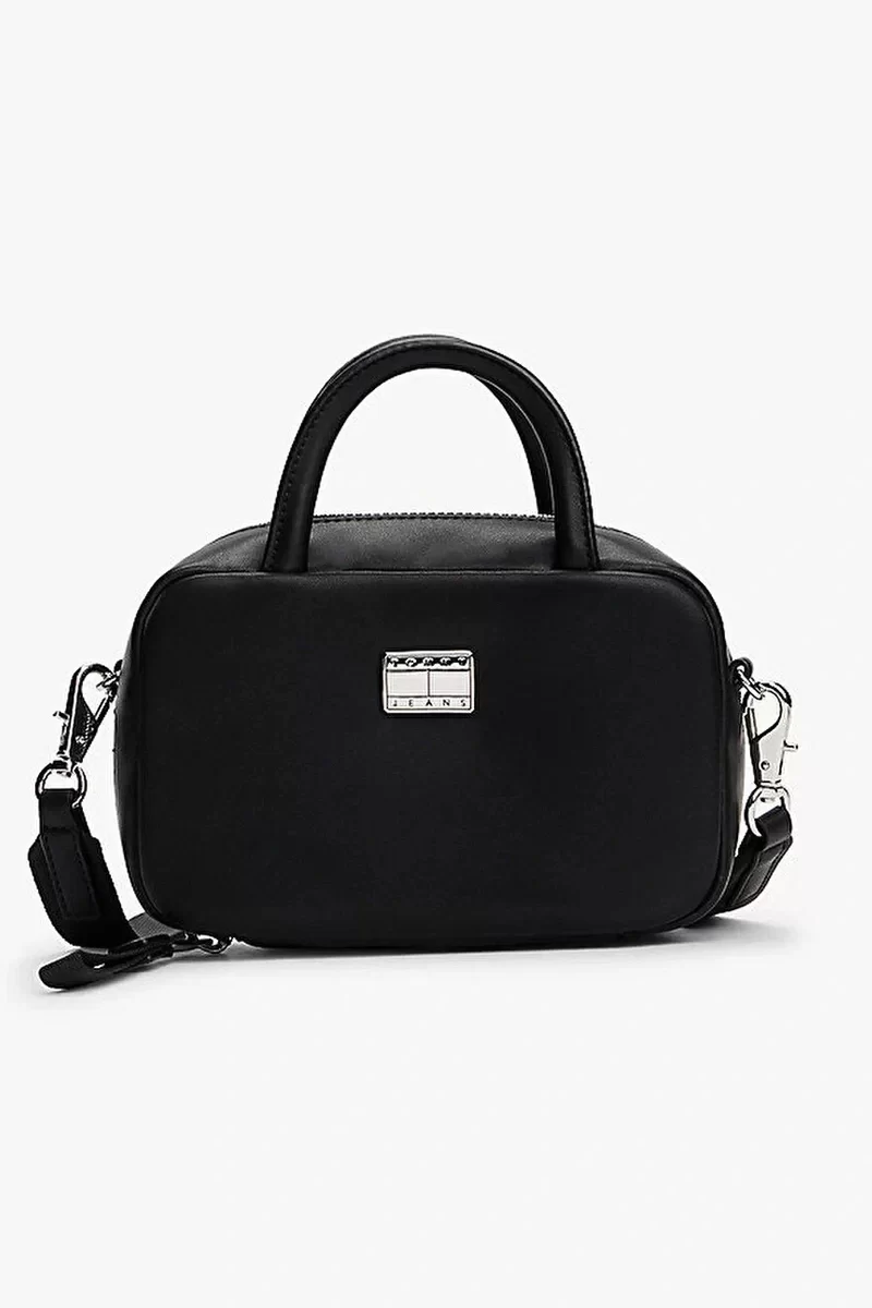 Tommy Hilfiger Kadın Siyah American Cool Trunk El Çantası