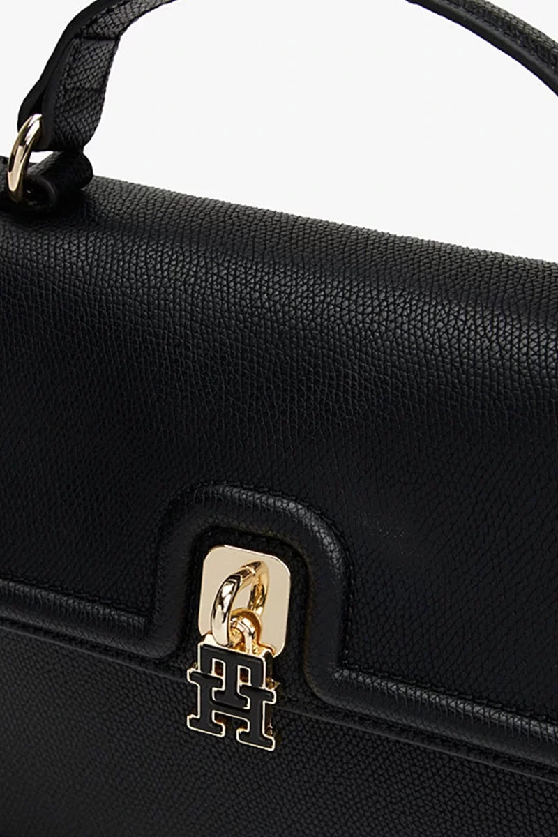 Tommy Hilfiger Kadın Siyah Eternity Mini Satchel Çanta