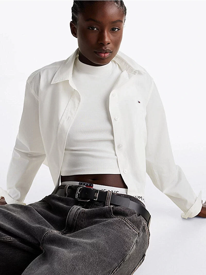 Tommy Hilfiger  Kadın  Tjw Crp Rlx  Poplin Gömlek