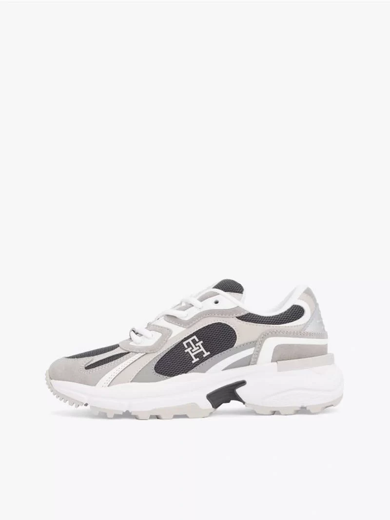 Tommy Hilfiger Kadın Tonal Kalın  Gri Sneaker