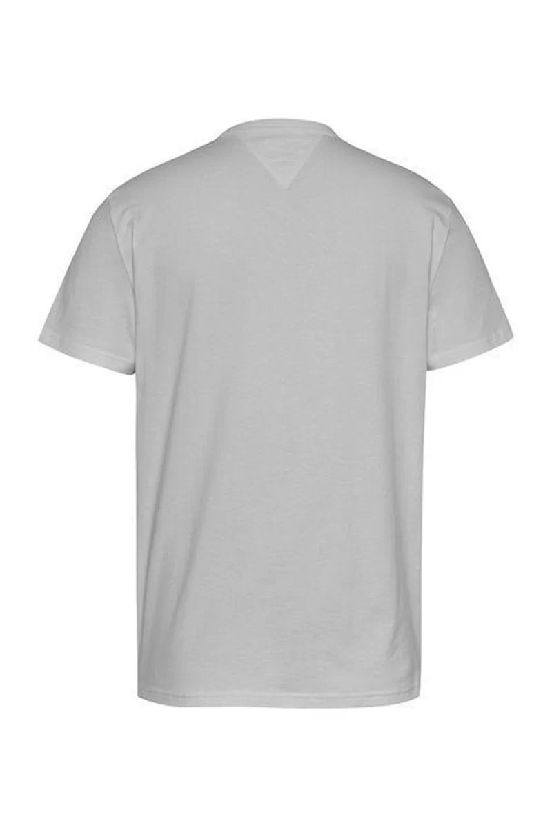 Tommy Hilfiger Logolu Beyaz Siyah T-Shirt