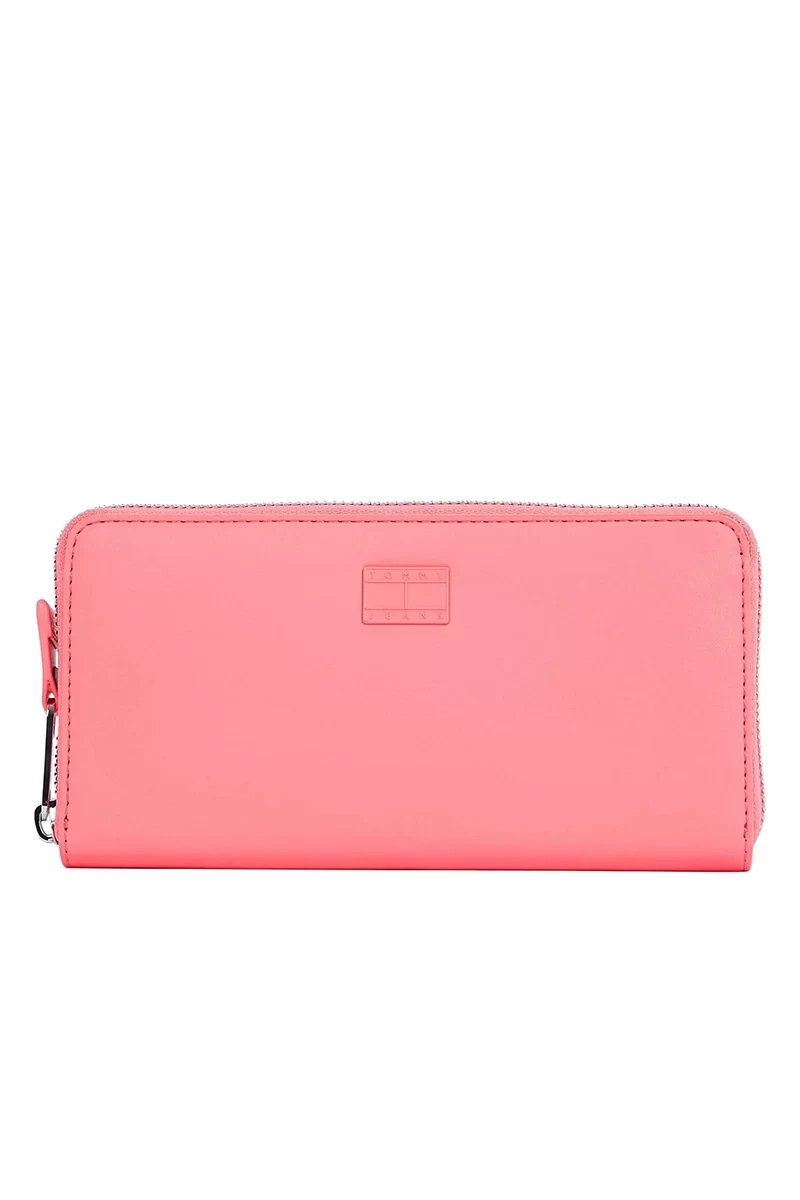 Tommy Hilfiger Logolu Kadın Pembe Cüzdan