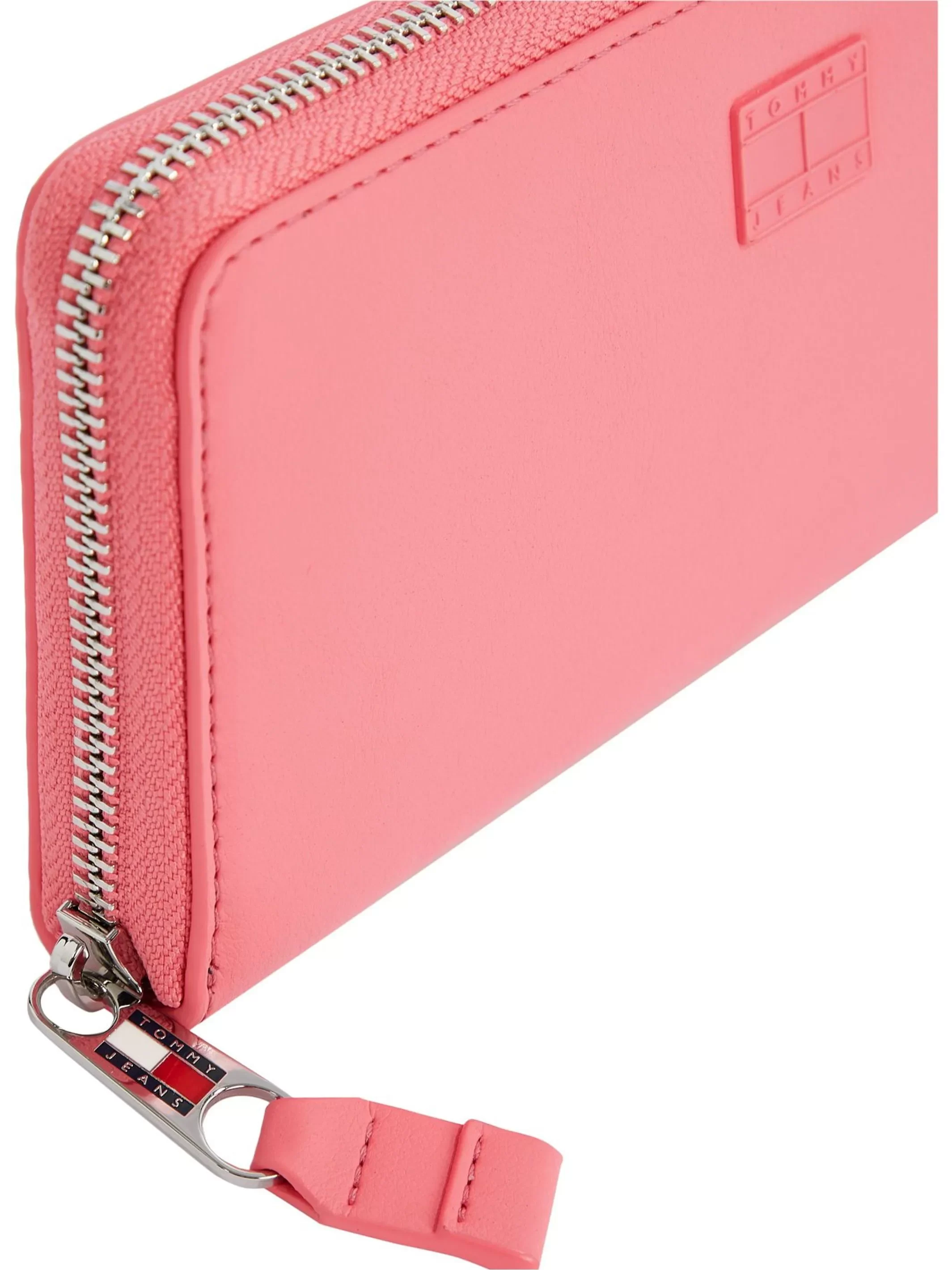 Tommy Hilfiger Logolu Kadın Pembe Cüzdan