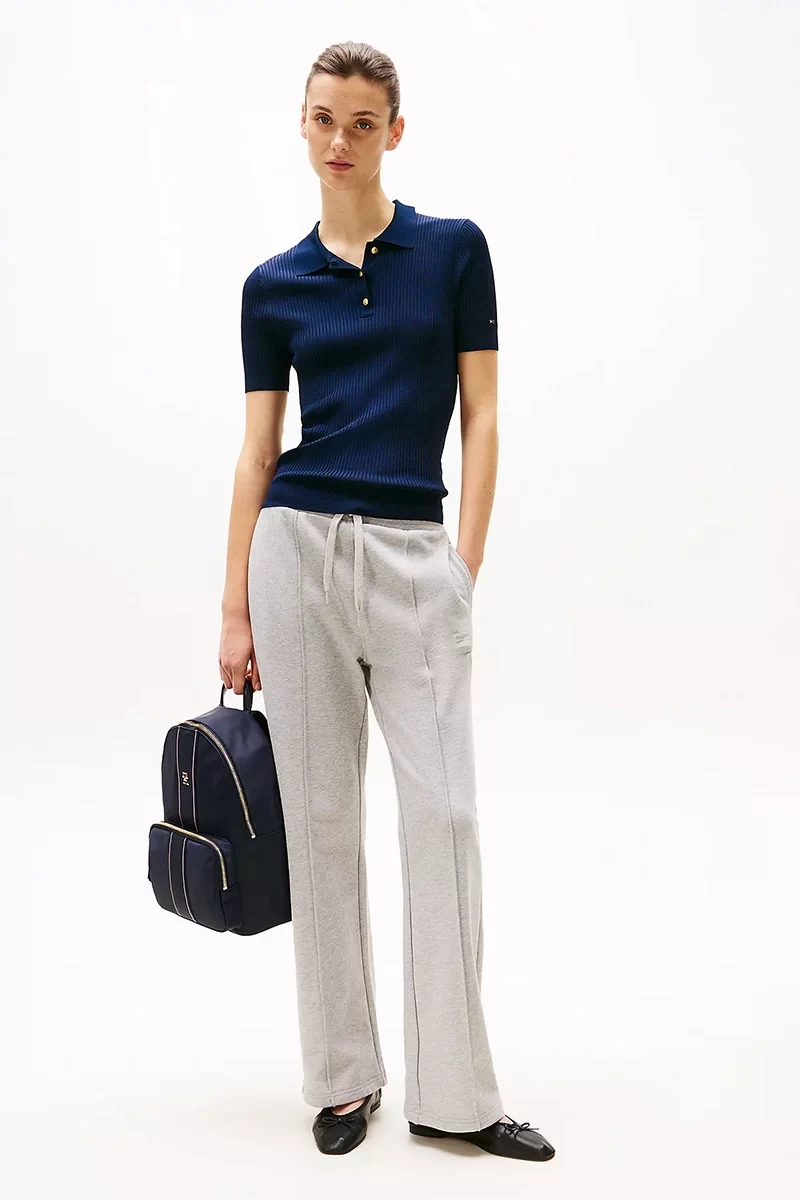 Tommy Hilfiger Kadın Logolu Lacivert Sırt Çantası