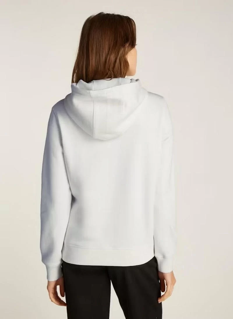 Tommy Hilfiger Kadın Logolu Örme Kapüşonlu Sweatshirt