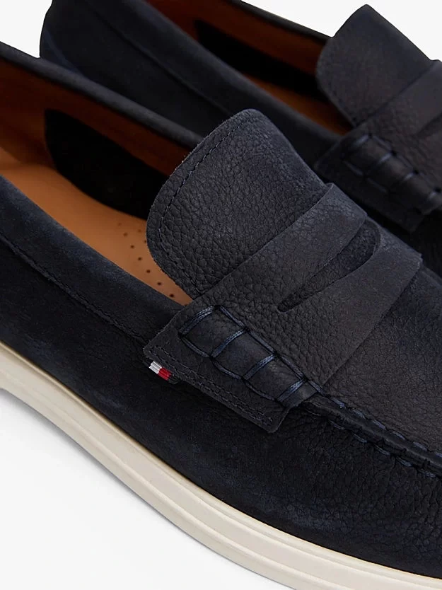 Tommy Hilfiger Erkek  Lacivert Loafer