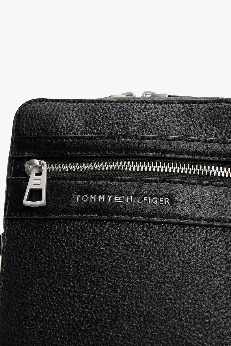 Tommy Hilfiger Erkek   Pebble Grain Siyah  Muhabir Çantası