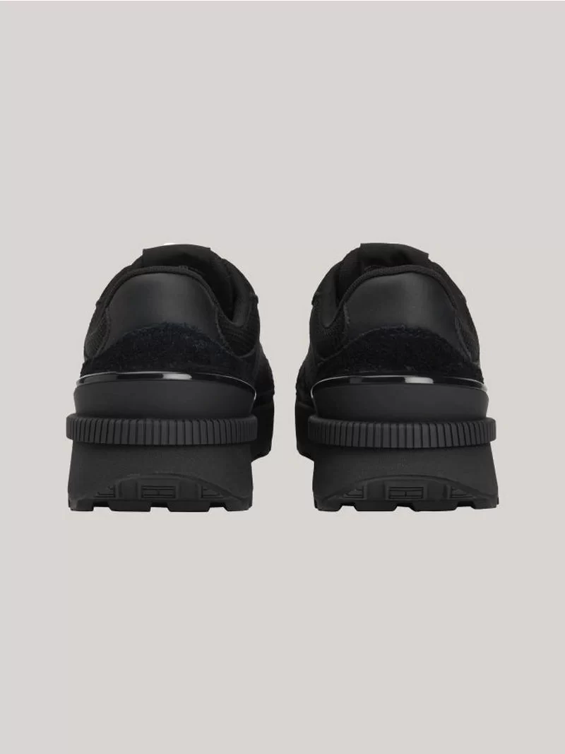 Tommy Hilfiger Erkek  Renk Bloklu Siyah Sneaker